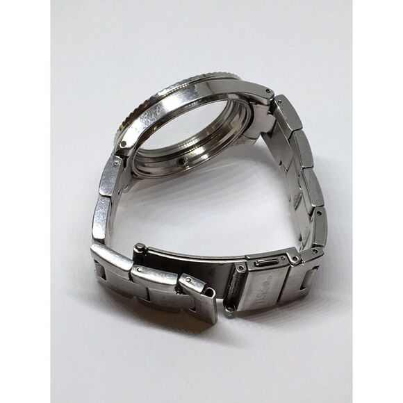 Fossil Watch Parts Stainless Steel Case Links Silver Band Clasp 18mm A839 - Picture 6 of 11